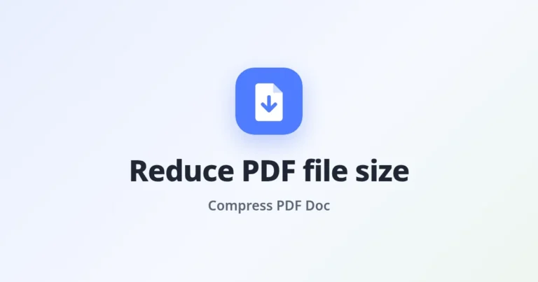 How to Reduce PDF File Size